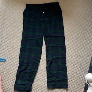 j crew flannel pants